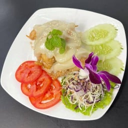 กุ้งทอดครีมสลัด