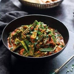 กระเจี๊ยบผัดเครื่องเทศ Bhindi Masala