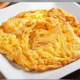 ไข่เจียวกุ้งสับ(ราดข้าว)