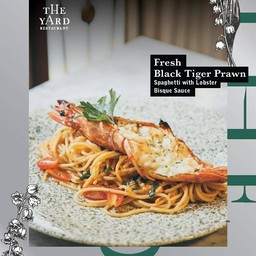 Spaghetti Black Tiger Prawn