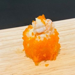 ข้่วคลุกไข่กุ้ง+กุ้ง Mixed Rice with Ebiko+Ebi (Shrimp)