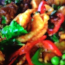 ข้าว+ผัดเผ็ดไก่ย่าง