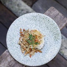 Angel Hair Spaghetti A.O.P. With Crab