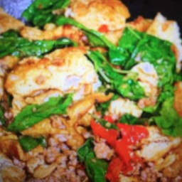ข้าว+กระเพราไข่เจียวหมูสับ