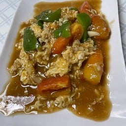มะเขือเทศผัดไข่