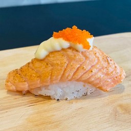แซลมอนเบิร์นมายองเนส  Salmon Aburi Mayo