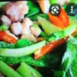 คะน้าหมู (กับข้าว)