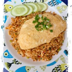 ข้าวผัดพริกเผาไข่ข้น