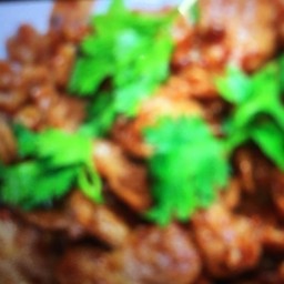 ข้าว หมูทอดกระเทียม + ไข่เจียวหมุสับ