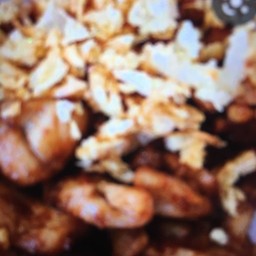 ข้าว+ไก่กรอบทอดกระเทียม