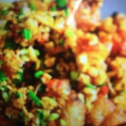 ข้าว+ไก่ผัดพริกเกลือ