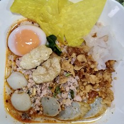 บะหมี่หมูน้ำใส+ไข่ตาหวาน