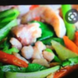 ข้าว+คะน้าไก่