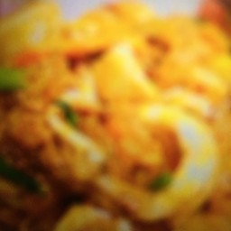 ข้าว+ผัดไข่เค็มไก่ย่าง