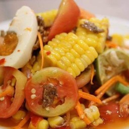 ข้าวโพดไข่เค็ม