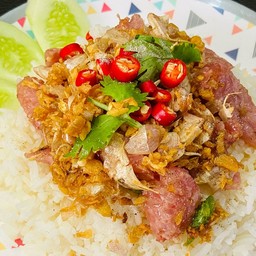 ข้าวแหนมกระเทียม