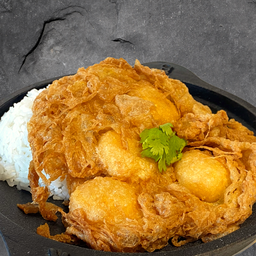 ข้าวไข่เจียวเต้าหู้ไข่