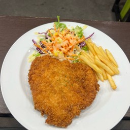 สเต็กไก่กรอบ