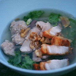 ก๋วยจั๊บน้ำใส (เส้นเซี่ยงไฮ้)