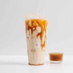 Ice Homemade Caramel Fresh Milk