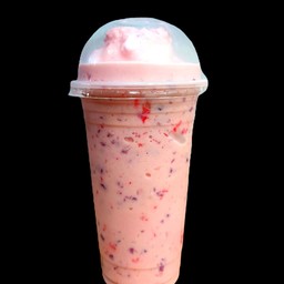 นมสดโยเกิร์ตปั่นปีโป้หลายรสชาติ