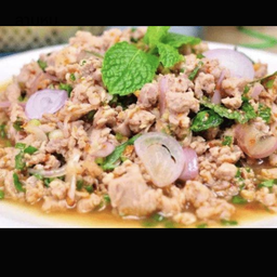 ลาบหมูสุก