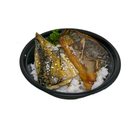 ข้าวหน้า ปลาซาบะย่างซีอิ๊ว