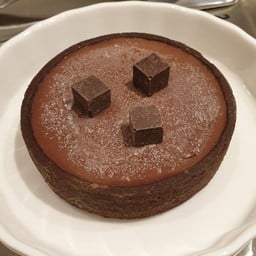 Double Dark Chocolate & Raspberry Tart