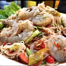 ขนมจีนกุ้งสด