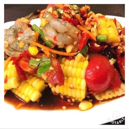 ข้าวโพดกุ้งสดไทย