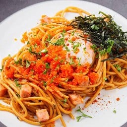 สปาเก็ตตี้สาหร่ายไข่กุ้ง