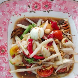 ตำไทยใส่ปู