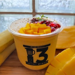 Mango Sun I แมงโก้ซัน (Topping ผลไม้อาจเปลี่ยนไปตามฤดูกาล)