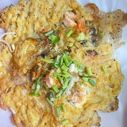 หอยทอดทะเล(มีกุ้งและหอย)