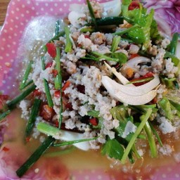 ยำวุ้นเส้นหมูสับ