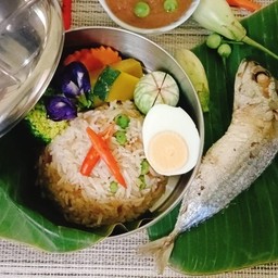 ชุดข้าวคลุกน้ำพริกกะปิ ปลาทู