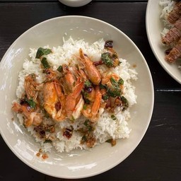 โปรกะเพรากุ้ง สูตรใหม่!