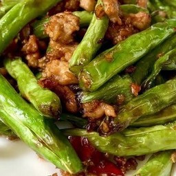 ข้าวถั่วแขกผัดหมูสับ ขายดี