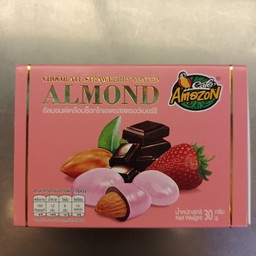Chocolate Strawberry Coated Almonds