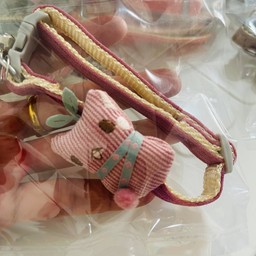 ปลอกคอรูปข้าวปั้น-สีชมพู