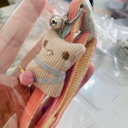 ปลอกคอรูปข้าวปั้น- สีน้ำตาล
