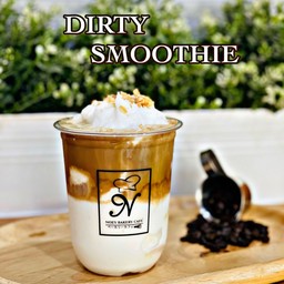 Coconut frappe top with espresso shot