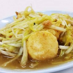ผัดกุ้ยช่ายขาวเต้าหู้หมูสับ