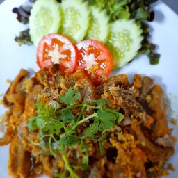 กระเพาะหมูทอดกระเทียม