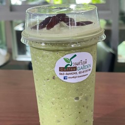 ชาเขียวปั่นถั่วแดง