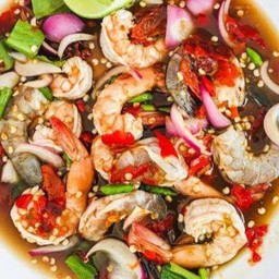 ยำกุ้ง2สหายปลาร้า