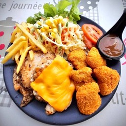 สเต็กลุงหมีสามเกลอไก่