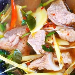 ต้มแซ่บกระดูกหมู (กระดูกแก้ว)