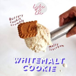 Whitemalt cookie