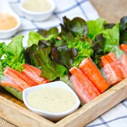 สลัดโรลในบ้าน